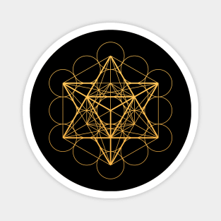 Metatron's Cube Merkaba Sacred Geometry Magnet